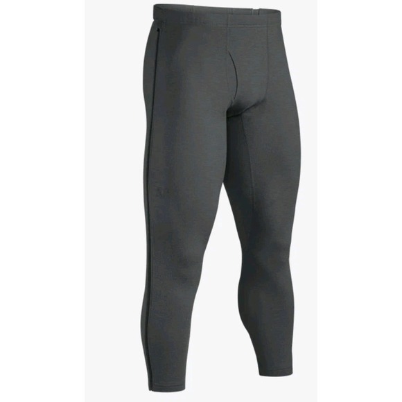 KUIU Ultra Merino 145 Zip Off Base Layer Bottom Pant Small Gunmetal Gray Thermal